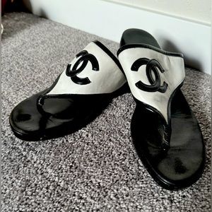 Authentic Vintage CHANEL Sandals